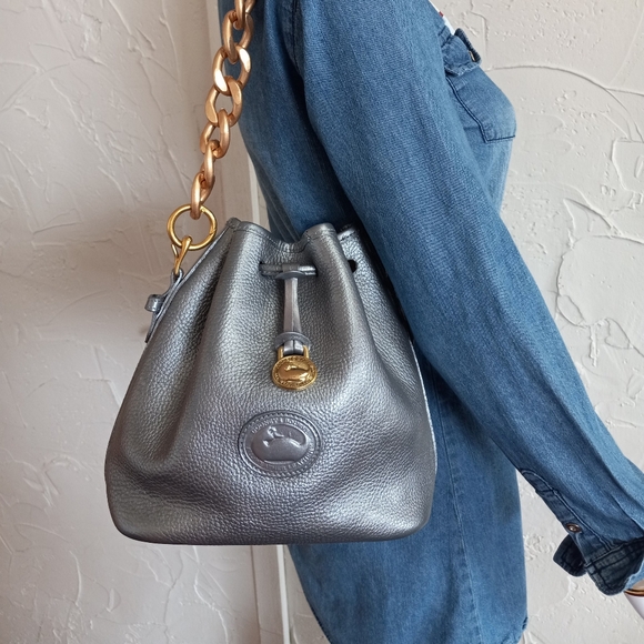 Dooney & Bourke Handbags - Dooney & Bourke 1980's Drawstring Bag.